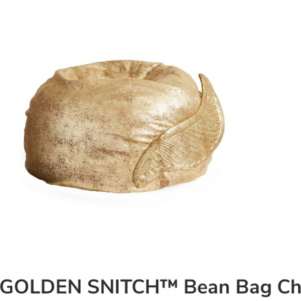 Harry Potter golden snitch bean bag cover